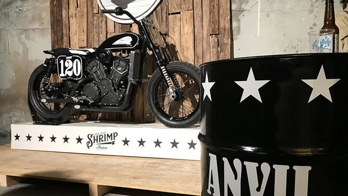 Anvil Motociclette представив приголомшливий флет-трекер на фестивалі Wheels & Waves