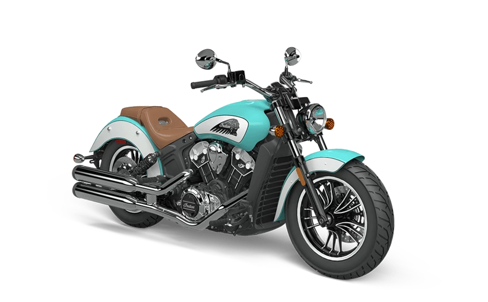 Indian scout icon arizona turquo