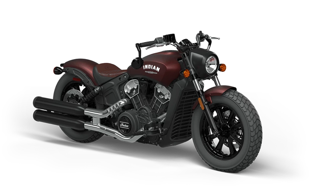Indian scout bobber abs maroon m
