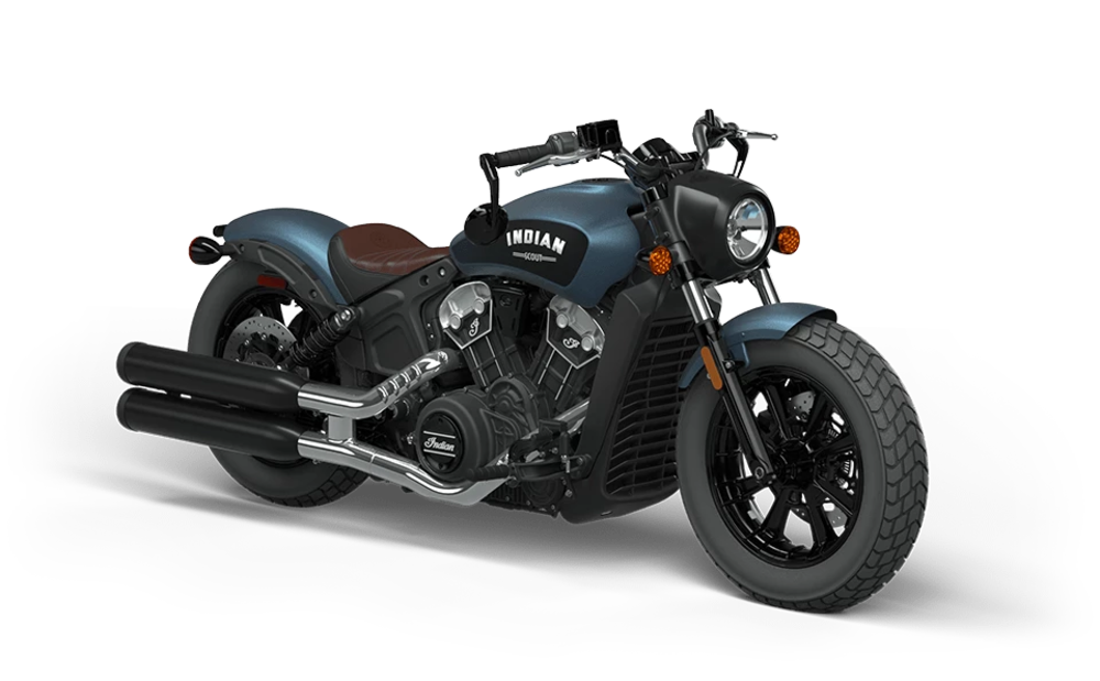 Indian scout bobber abs icon blu